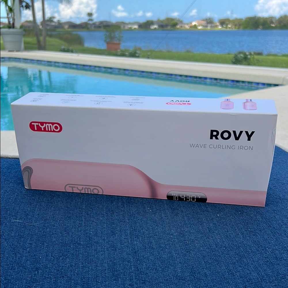 ROVY Pink Wave Curling Iron